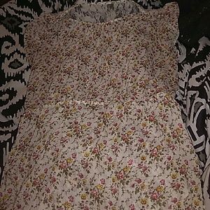 Short sleeve floral dress shirt